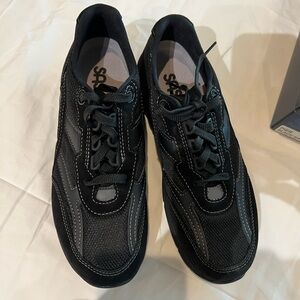 Brand new SAS black suede sneakers - 9M